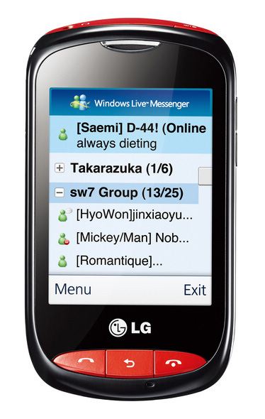Три сенсорных телефона LG Wink: в погоне за Samsung Corby-3