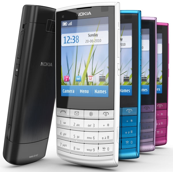 Nokia X3-02: симпатичный моноблок с сенсорным управлением (видео)