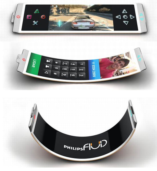 Распространяя флюиды: концепт гибкого телефона Philips Fluid в виде браслета-5