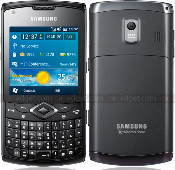 Samsung Witu Pro: бестолковый деловой WM-смартфон с QWERTY-клавиатурой