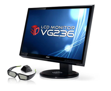 Монитор ASUS VG236H с поддержкой 3D появится в Украине по цене в 490 долларов