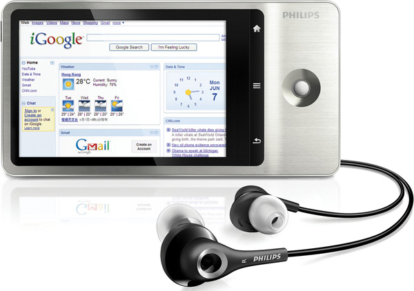 Плеер на Android 2.1 Philips Gogear Connect официально представлен на IFA 2010