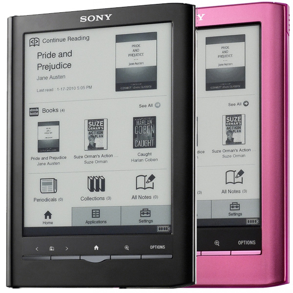 Электронные книги Sony 2010 года: цены падают, память растет-2