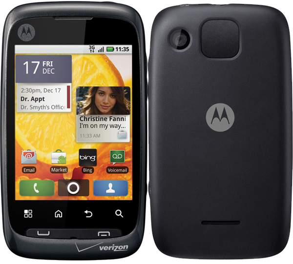 Еще три Android-модели Motorola: Droid Pro, Spice и Citrus-4