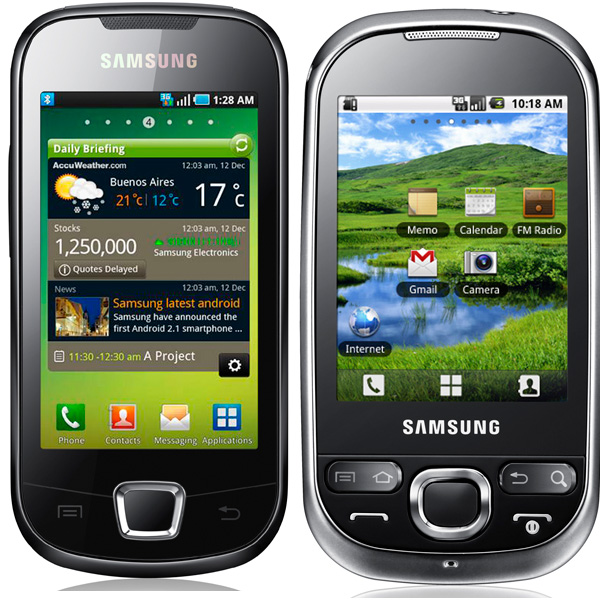 Samsung Galaxy 550 и 580: официальный конец путанице