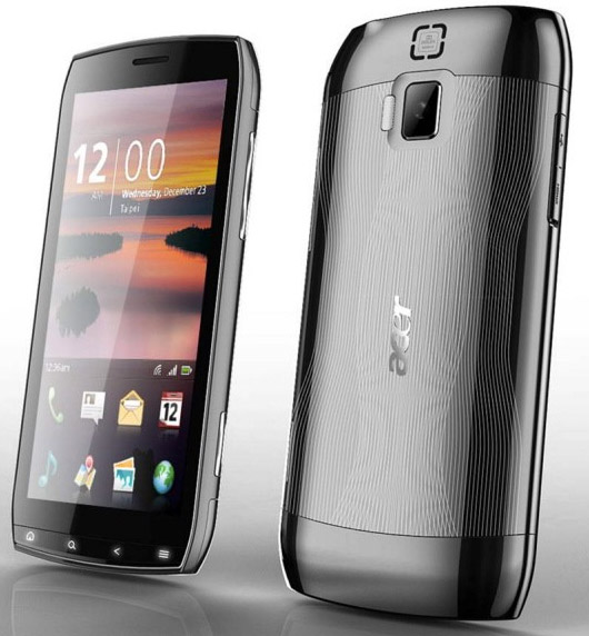 Безымянный Android-смартфон Acer с диагональю дисплея 4.8 дюйма и разрешением 1024х480