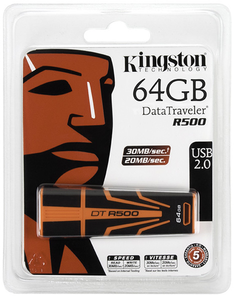 Kingston DataTraveler R500: защищенная флешка ёмкостью 64 гигабайта-3