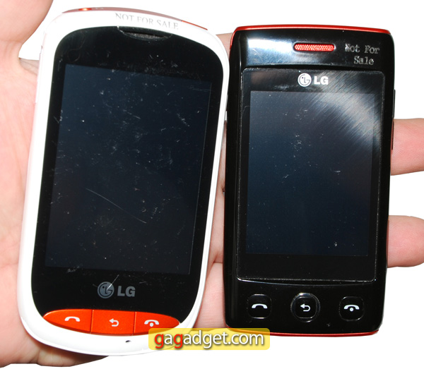 Цены вниз! Обзор сенсорных телефонов LG T300 и T310-3