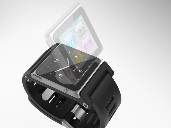 TikTok и LunaTik: аксессуары для iPod nano, превращающие плеер в наручные часы-7