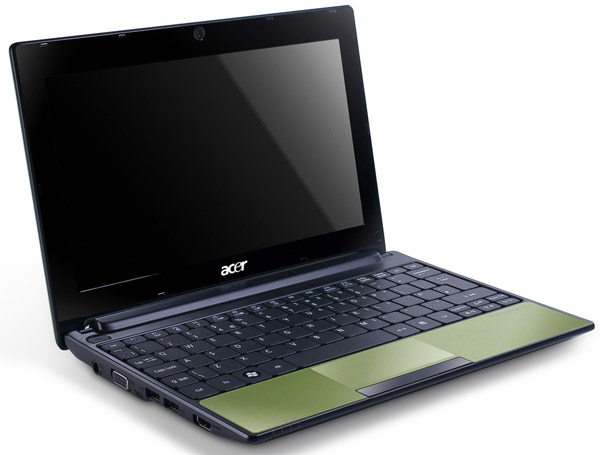 Acer Aspire One 522: 10-дюймовый нетбук на двуядерном процессоре AMD Fusion-2