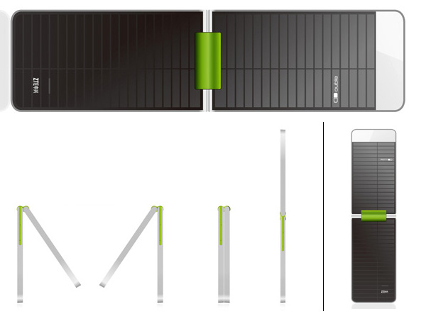 ZTE Double Striking: концепт телефона-раскладушки с солнечными панелями-2