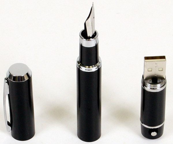 Пишет и записывает: шпионская ручка Thanko: USB-накопитель и MP3-диктофон-2