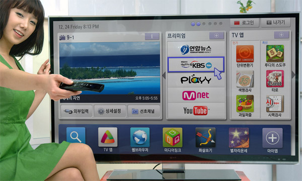 Фотографии 3D-телевизоров Samsung и LG для выставки CES 2011-2