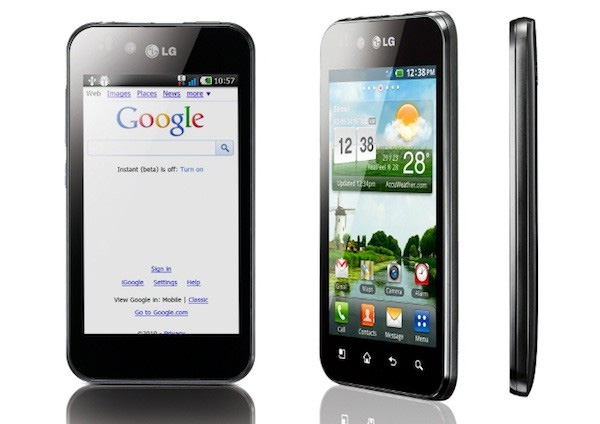 LG Optimus Black P970: ультратонкий Android-смартфон с ярким 4-дюймовым дисплеем Nova