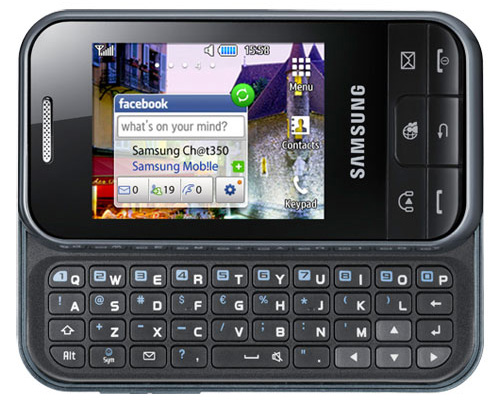 Samsung Ch@t 350 (C3500): бюджетный слайдер с QWERTY-клавиатурой
