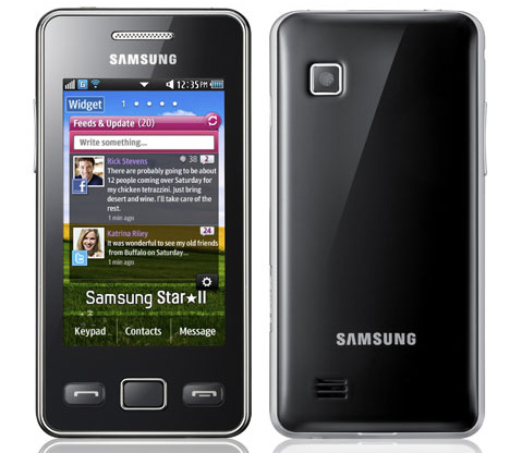 Samsung Star II официально: сплошной веб 2.0
