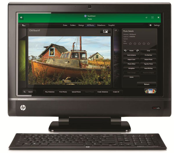 HP TouchSmart 610: настольный моноблочный ПК с эргономичным дисплеем-3