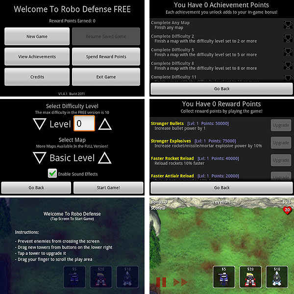 Android-гид: стратегическая игра Robo Defense