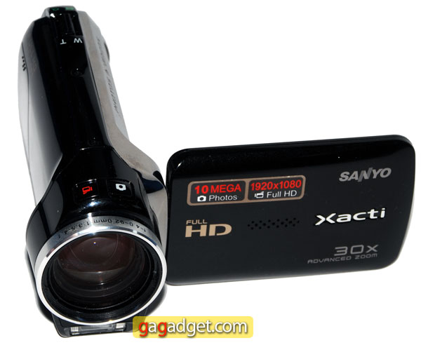 Обзор компактной FullHD-видеокамеры с 30-кратным зумом Sanyo Xacti SH1-4