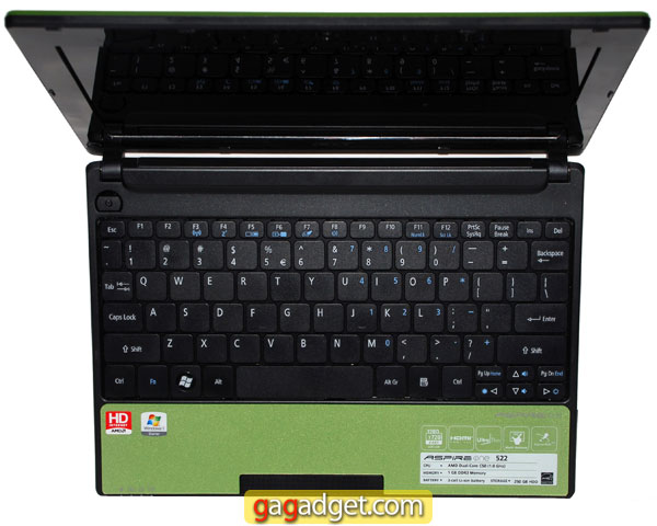 Brazos in arms: обзор нетбука Acer Aspire One D522-2