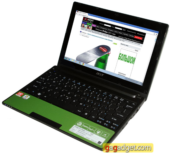 Brazos in arms: обзор нетбука Acer Aspire One D522-5
