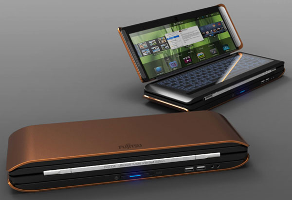 Концепт раскладного ноутбука Fujitsu Lifebook X2-2