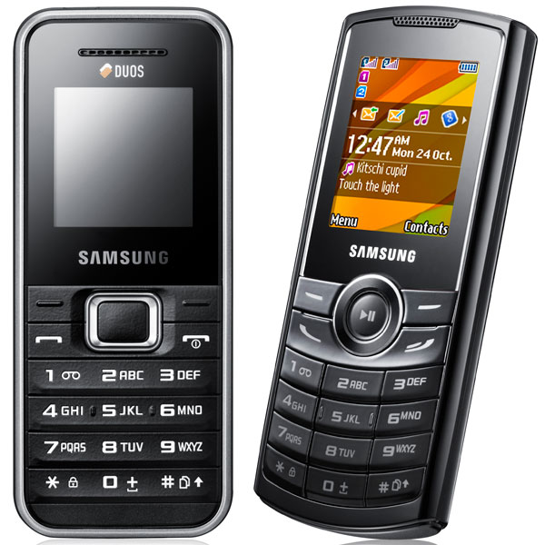 Samsung Е1182, Е2232 и C3322: "обычные" телефоны с поддержкой двух SIM-карт