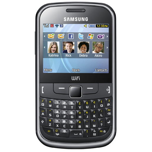 Samsung S3350: недорогой телефон с QWERTY-клавиатурой и поддержкой Wi-Fi