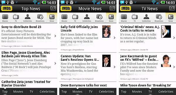 Android-гид: IMDb — приложение крупнейшей в интернете базы данных о кино-14