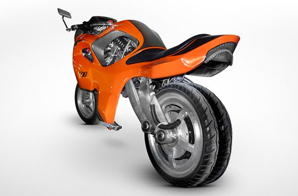 Uno III: трехколесный мотоцикл-трансформер (видео)-4