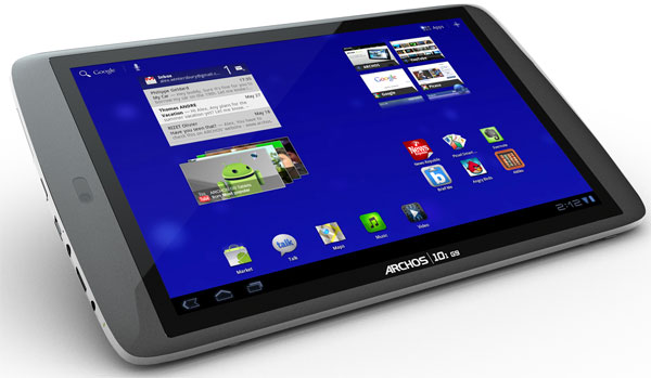 Планшеты Archos 80 G9 и 101 G9: Android 3.1, процессор 1.5 ГГц и жесткий диск на 250 ГБ-6