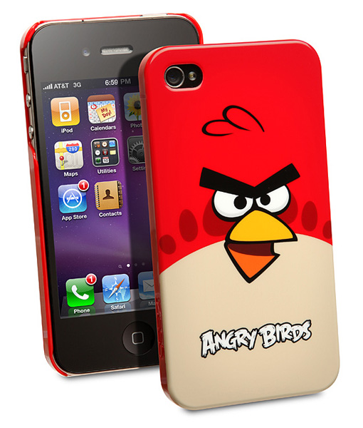 Фирменные чехлы Angry Birds для iPhone 4