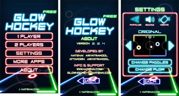 Android-гид: захватывающая парная игра Glow Hockey 2-3