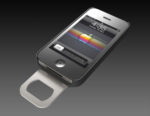 Opena: чехол для iPhone 4 с пивной открывалкой (видео)-3