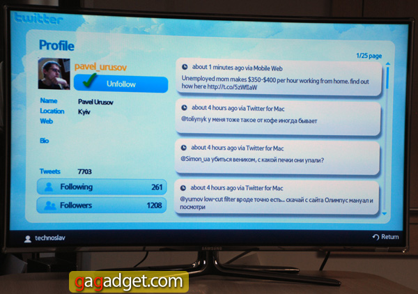 Видеообзор 3D-телевизора Samsung UE40D7000 с пакетом SmartTV-35