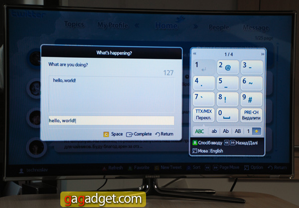 Видеообзор 3D-телевизора Samsung UE40D7000 с пакетом SmartTV-36