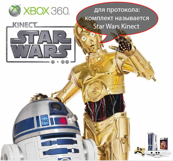 Star Wars Kinect: специальный выпуск Xbox 360 в стилистике R2D2 и C3PO