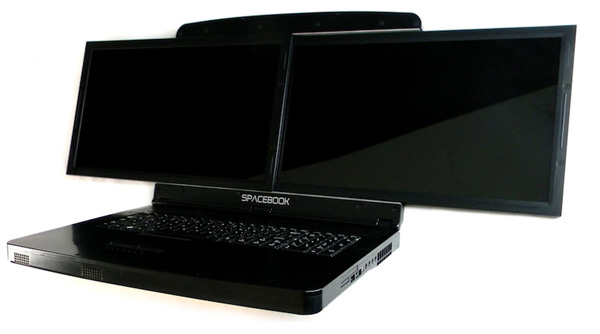 gScreen SpaceBook: химерный 17-дюймовый ноутбук с двумя дисплеями-2