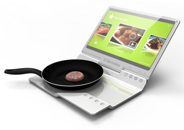 Портативная кухня: уникальный концепт Electrolux, совмещающий ноутбук с плитой