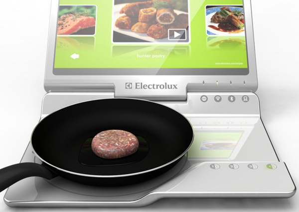 Portable kitchen: a unique Electrolux concept combining a laptop with a stove-5