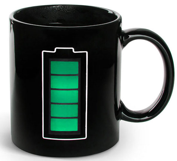Чашка для настоящего гика: термокружкус «Батарейка» студии Лебедева