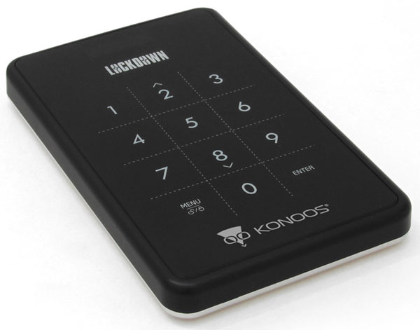 Konoos LD-500: корпус для 2.5-дюймовых HDD с аппаратной криптозащитой-2