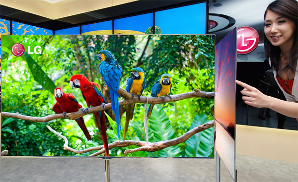 Будущее телевизоров: LG покажет на CES 2012 55-дюймовую OLED-панель для телевизора