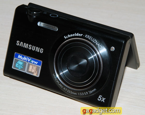 Обзор компактной цифровой камеры Samsung MV800 с поворотным экраном