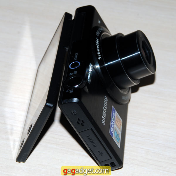 Обзор компактной цифровой камеры Samsung MV800 с поворотным экраном-9
