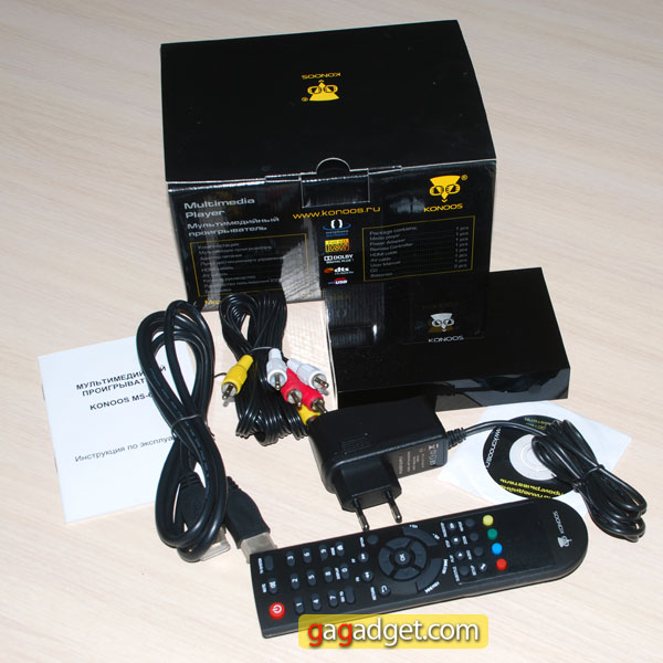 Черный ящик: видеообзор медиаплеера Konoos MS-600-2