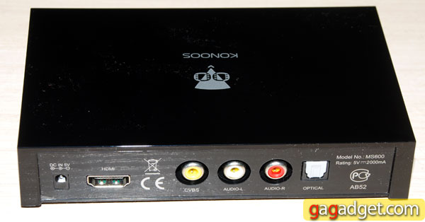 Черный ящик: видеообзор медиаплеера Konoos MS-600-5