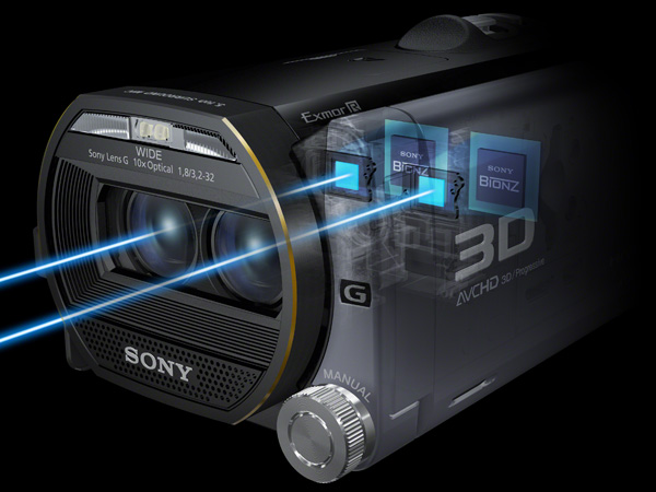 Sony HDR-TD20VE: новая 3D-видеокамера за 1500 долларов
