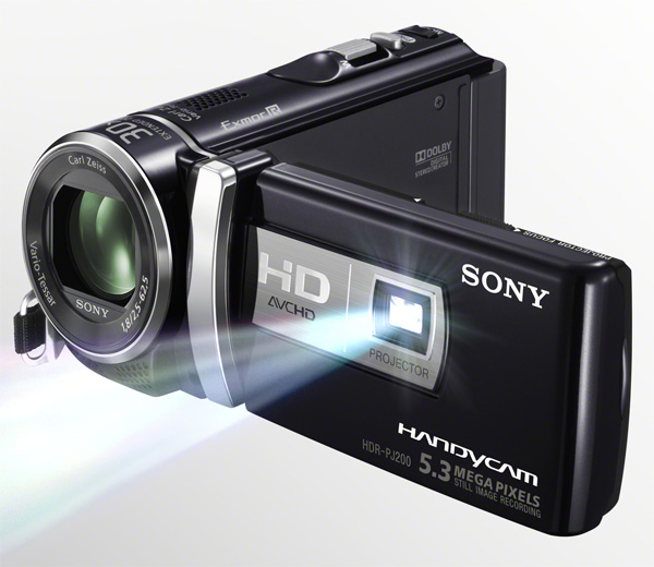 Четыре видеокамеры Sony с проектором: год 2012-2