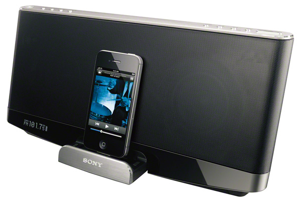 Пять докинговых станций Sony 2011 года для iPod/iPad/iPhone-4